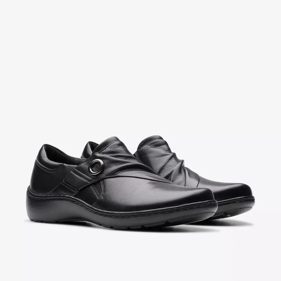 Clarks Women's Cora Aubrie Black Leather