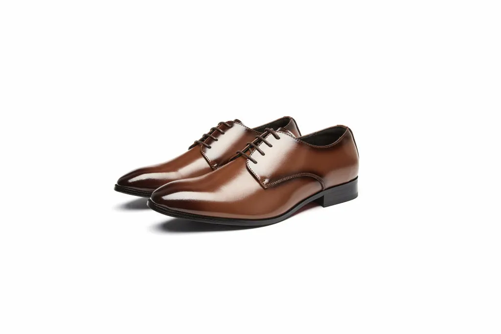 Classic Derby Shoes (Brown, Coffee)