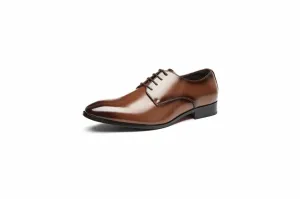 Classic Derby Shoes (Brown, Coffee)