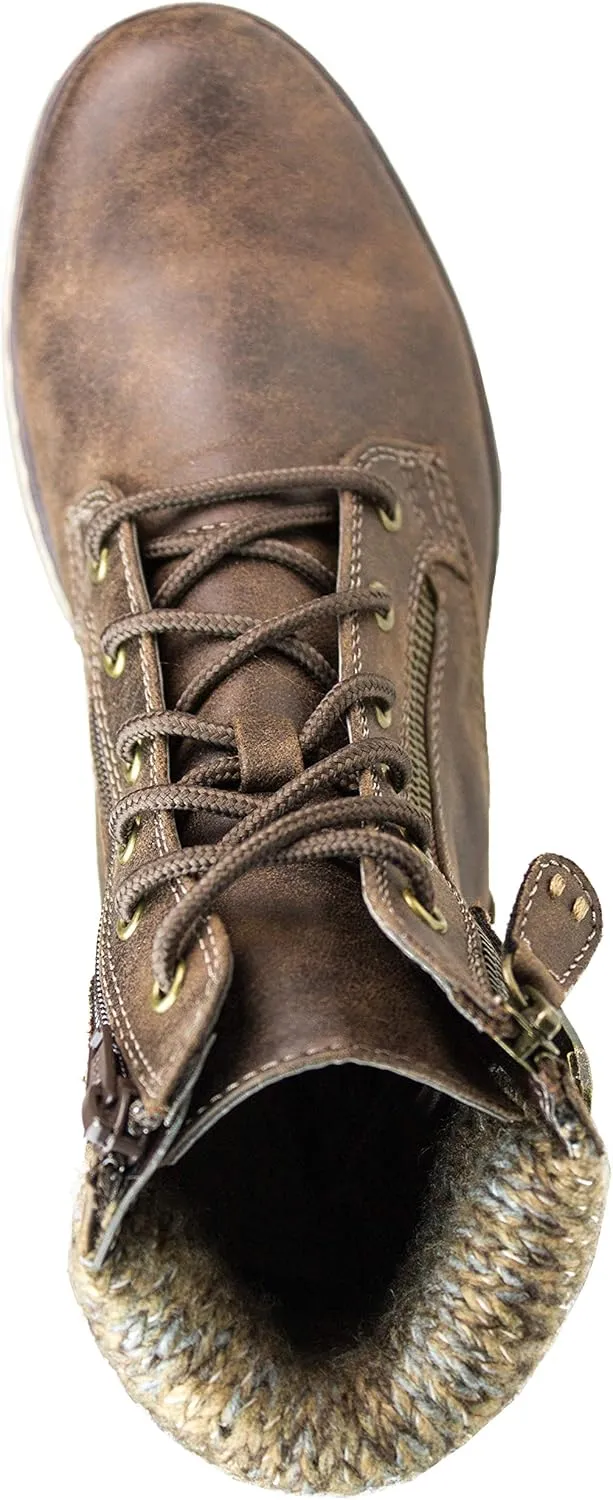 CLIFFS BY WHITE MOUNTAIN Shoes Kelsie Women's Lace-up Hiker Style Bootie
