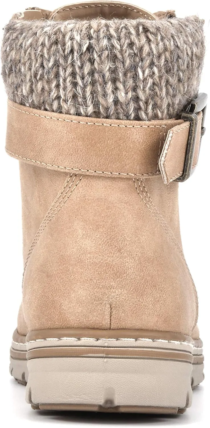 CLIFFS BY WHITE MOUNTAIN Shoes Kelsie Women's Lace-up Hiker Style Bootie