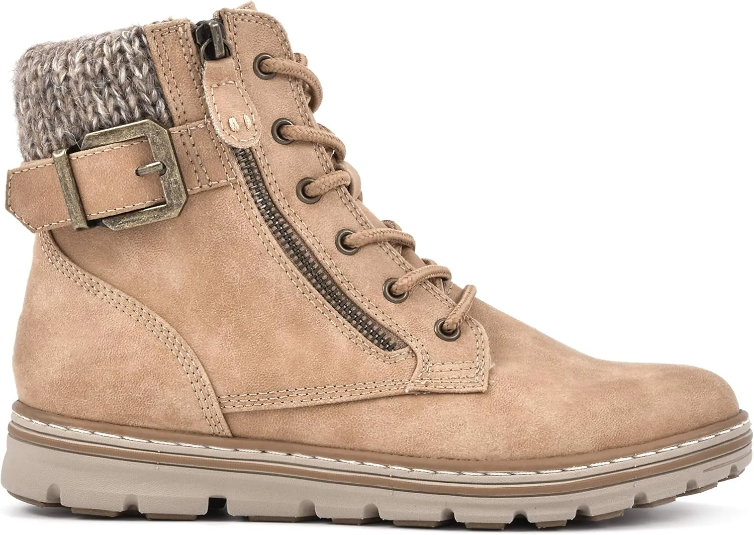 CLIFFS BY WHITE MOUNTAIN Shoes Kelsie Women's Lace-up Hiker Style Bootie