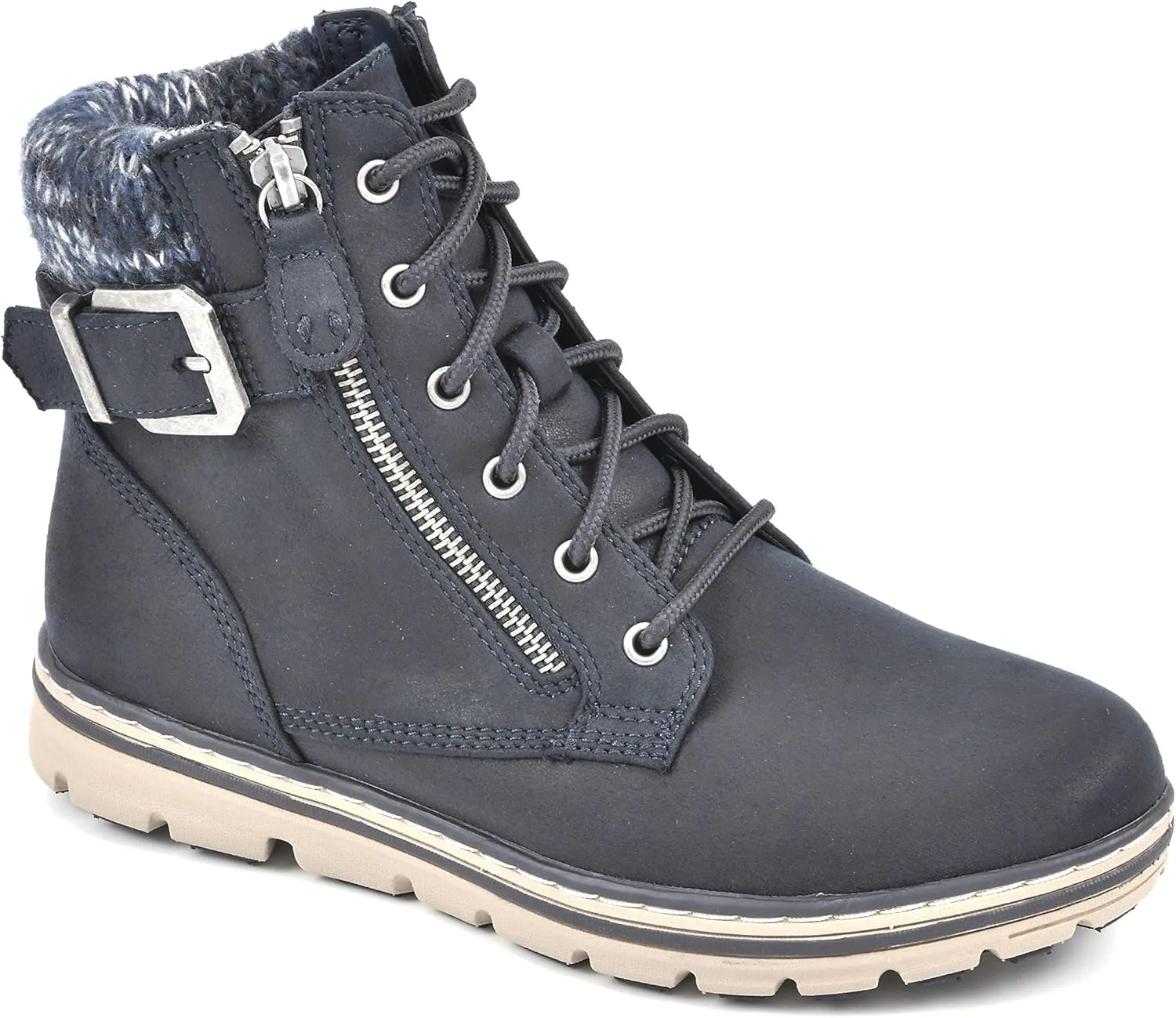 CLIFFS BY WHITE MOUNTAIN Shoes Kelsie Women's Lace-up Hiker Style Bootie