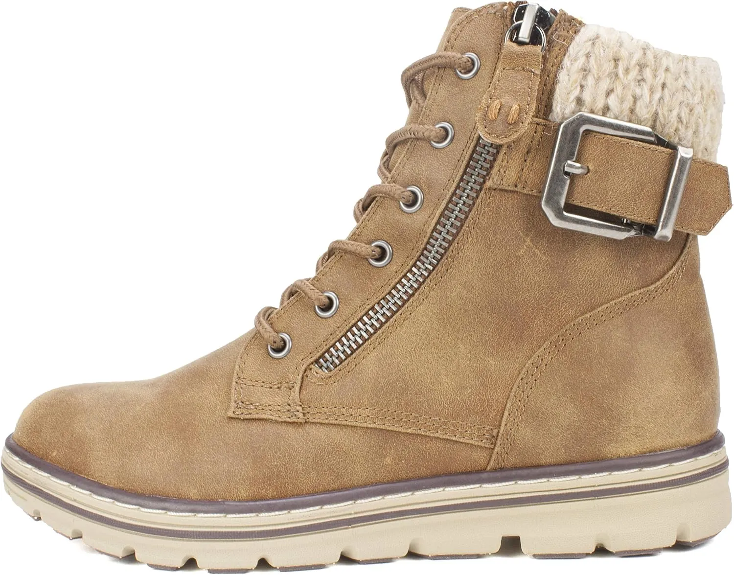 CLIFFS BY WHITE MOUNTAIN Shoes Kelsie Women's Lace-up Hiker Style Bootie