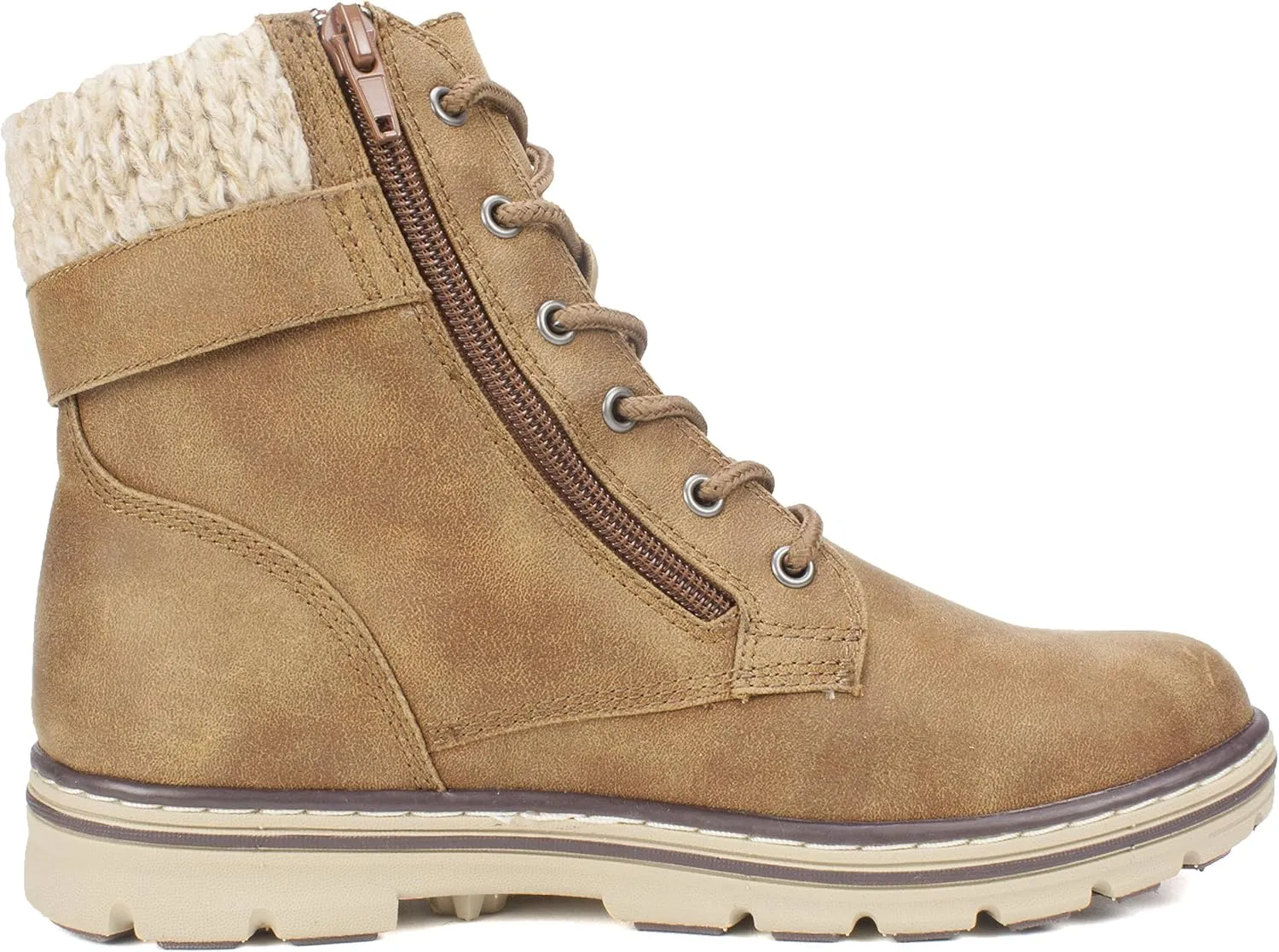 CLIFFS BY WHITE MOUNTAIN Shoes Kelsie Women's Lace-up Hiker Style Bootie