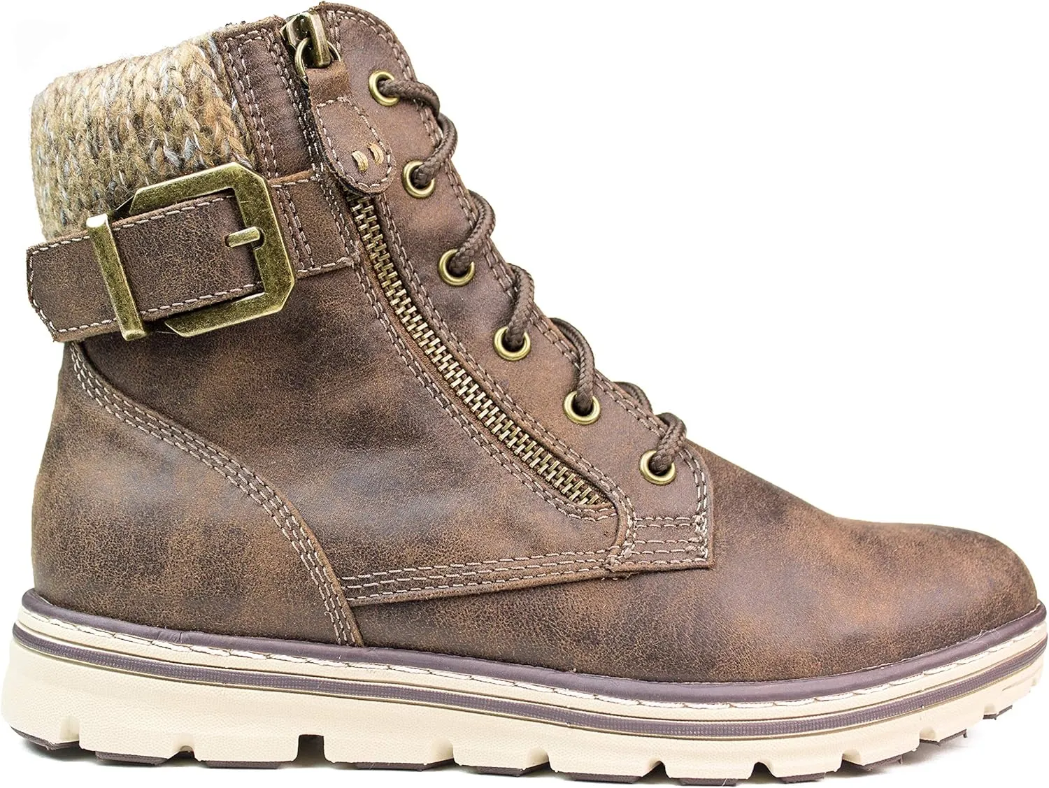 CLIFFS BY WHITE MOUNTAIN Shoes Kelsie Women's Lace-up Hiker Style Bootie