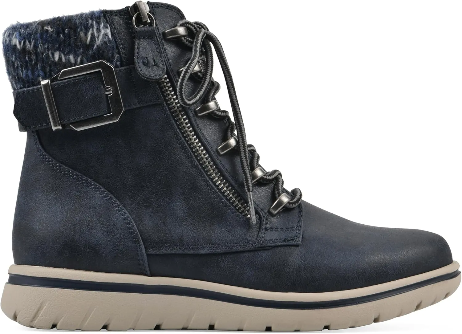 CLIFFS BY WHITE MOUNTAIN Women's Hearten Cushioned City Hiker Ankle Bootie