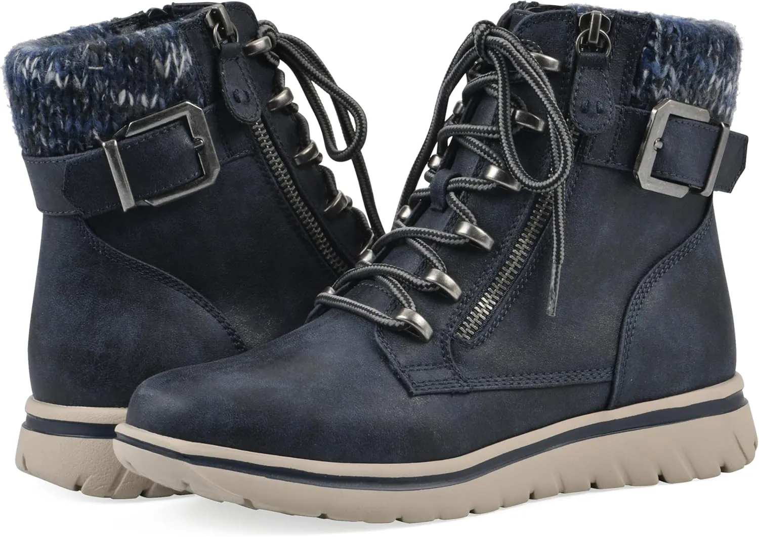 CLIFFS BY WHITE MOUNTAIN Women's Hearten Cushioned City Hiker Ankle Bootie