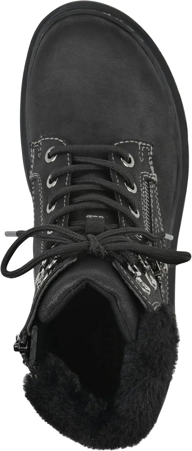 CLIFFS BY WHITE MOUNTAIN Women's Powell Cushioned Lace-Up City Hiker Ankle Bootie
