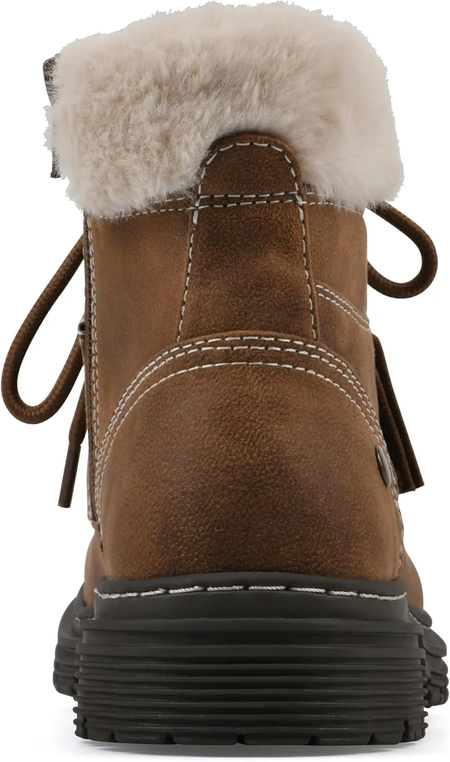 CLIFFS BY WHITE MOUNTAIN Women's Powell Cushioned Lace-Up City Hiker Ankle Bootie