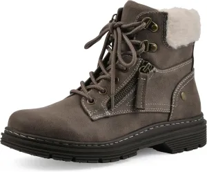 CLIFFS BY WHITE MOUNTAIN Women's Powell Cushioned Lace-Up City Hiker Ankle Bootie