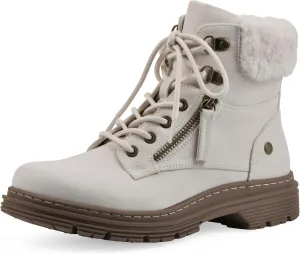 CLIFFS BY WHITE MOUNTAIN Women's Powell Cushioned Lace-Up City Hiker Ankle Bootie