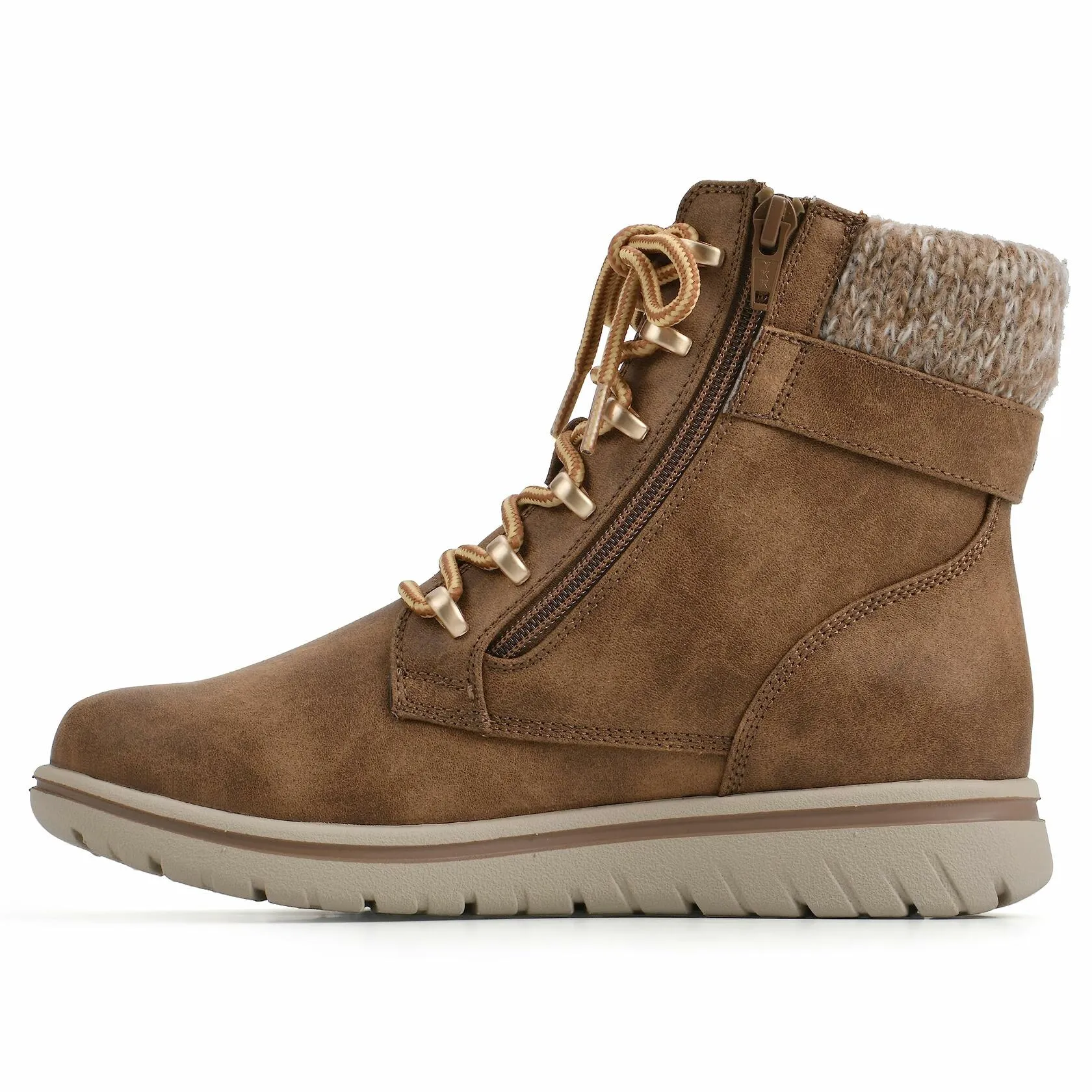 CLIFFS BY WHITE MOUNTAIN Women's Shoes Hearten City Hiker Boot, Tan/Fabric, 8 M - Very Good