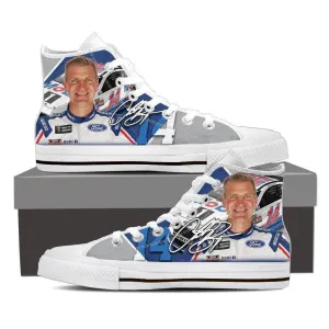 clint bowyer ladies high top sneakers