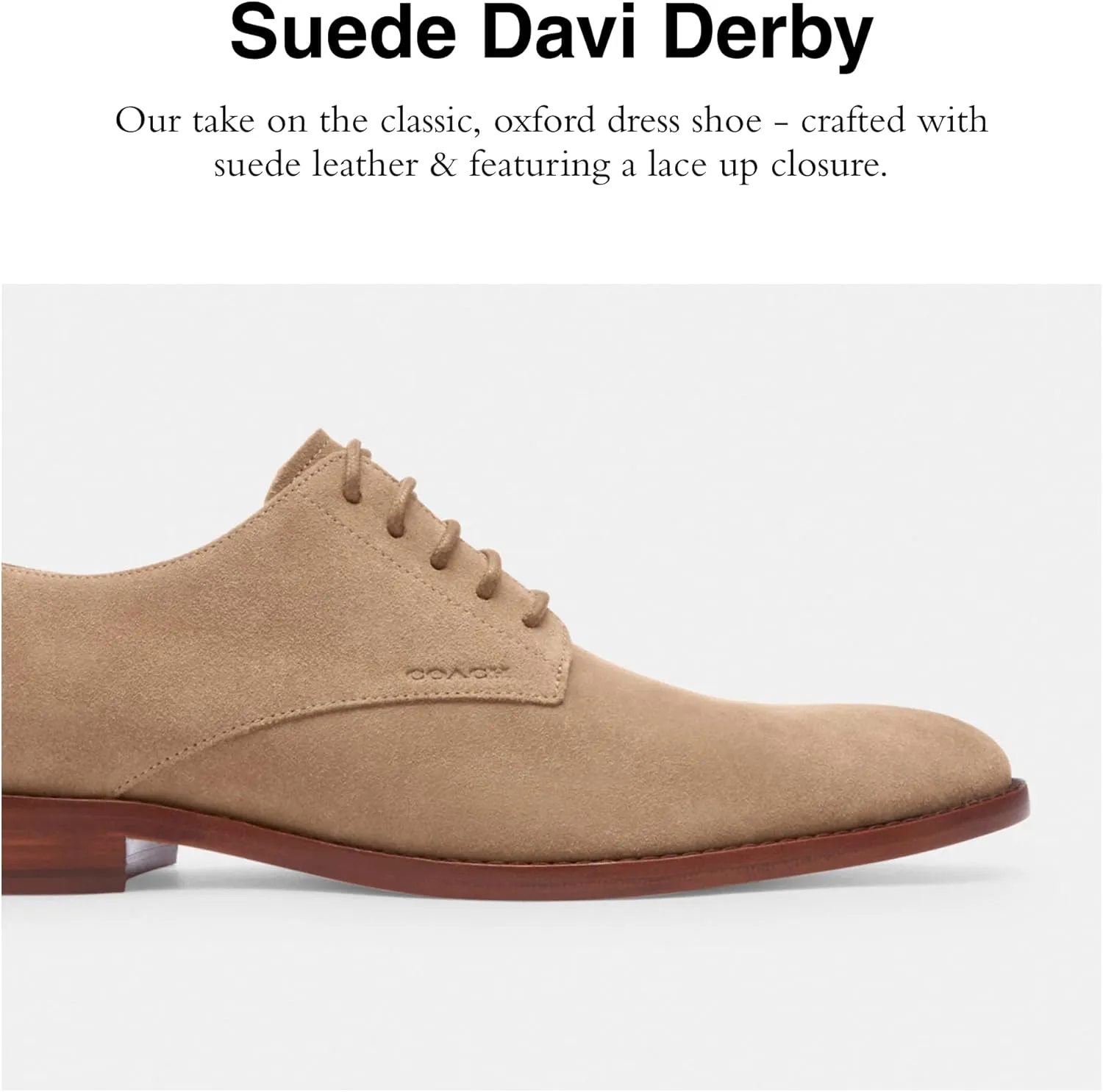 Coach Men's Davi Suede Derby