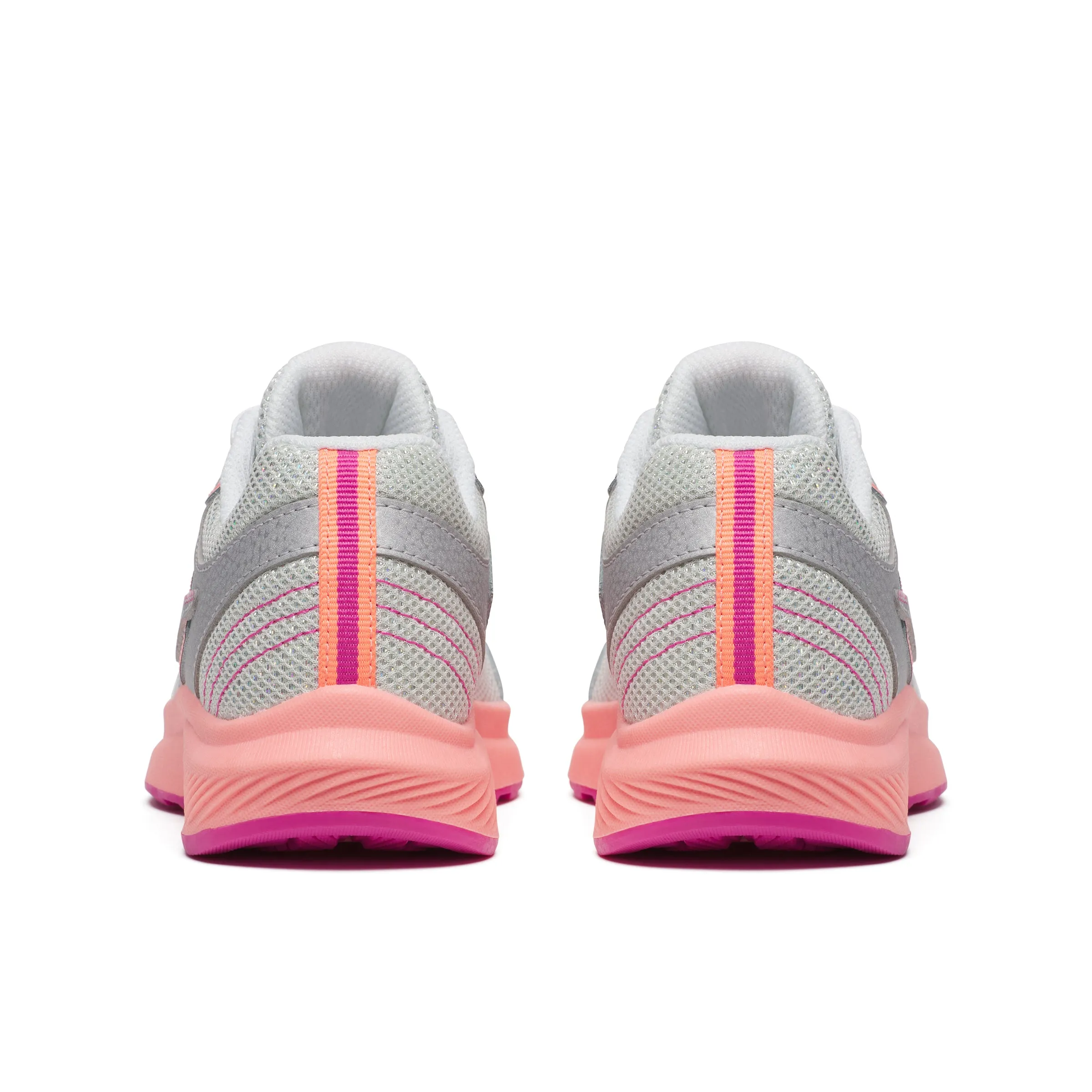 Cohesion Kdz Sneaker - Big Kid Silver/Coral