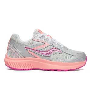 Cohesion Kdz Sneaker - Big Kid Silver/Coral