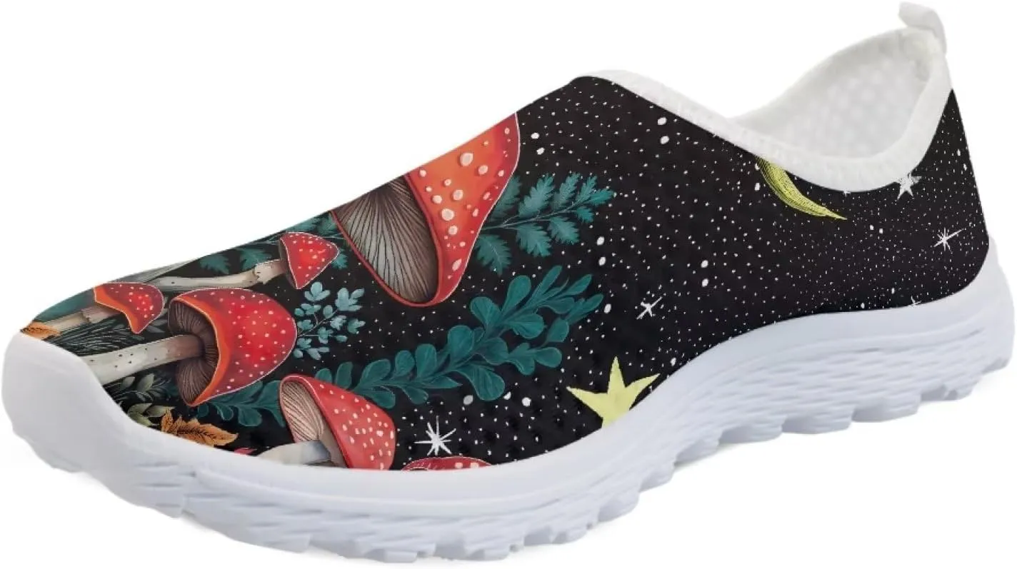 Coloranimal Funny Animal Puzzle Air Mesh Beach Water Flat Sneakers for Women US5-12