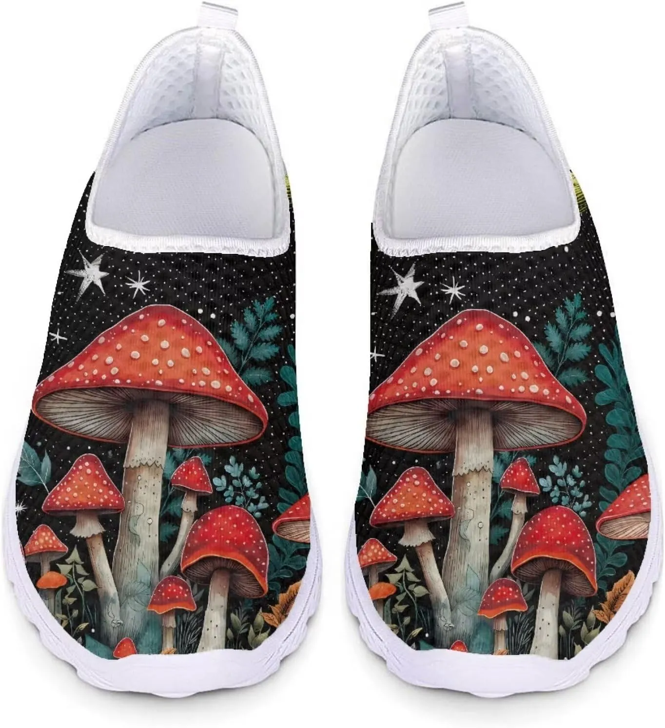 Coloranimal Funny Animal Puzzle Air Mesh Beach Water Flat Sneakers for Women US5-12