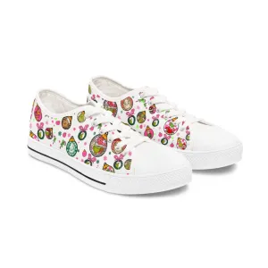 Colorful Women's Low Top Sneaker The Grinch Christmas Sneaker