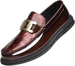 Contemporary Men's Brogue Derby Shoes - Smooth Leather Upper with Flexible Sole for Business Meetings & Evening Occasions