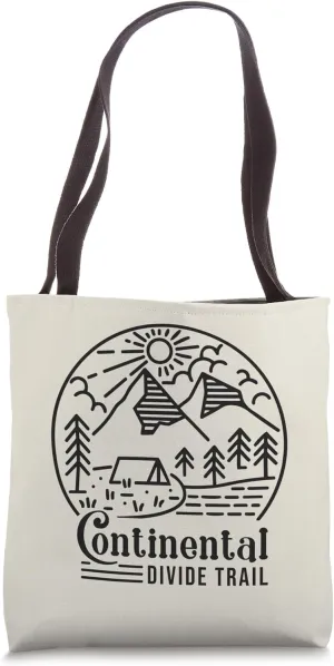 Continental Divide Trail CDT Hiking Hiker Adventure Trekking Tote Bag