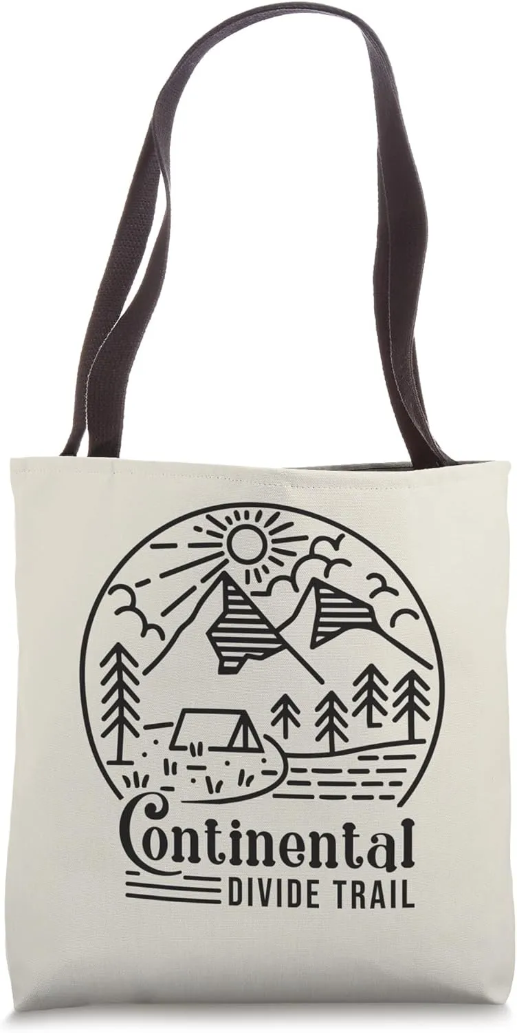 Continental Divide Trail CDT Hiking Hiker Adventure Trekking Tote Bag