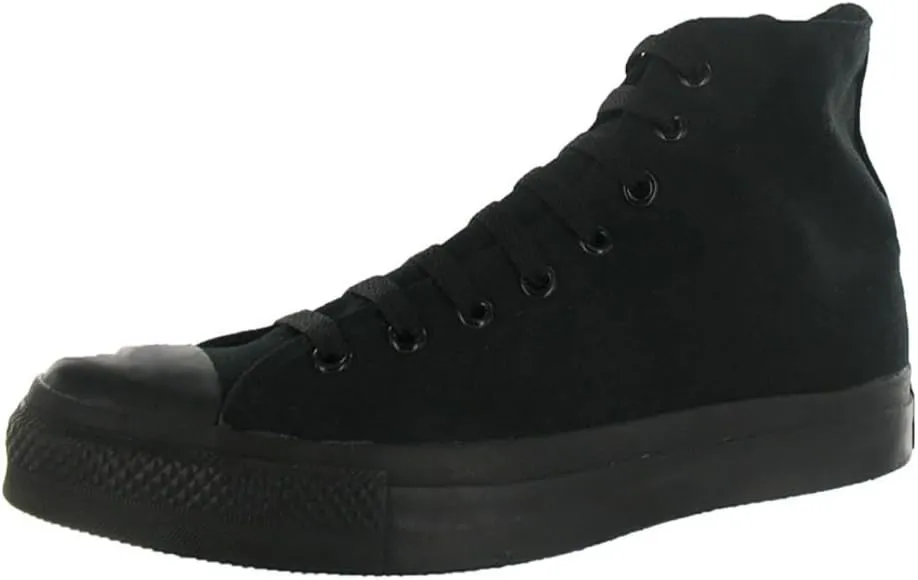 Converse Chuck Taylor All Star High Top Sneaker, Black (Monochrome), Size 6.5