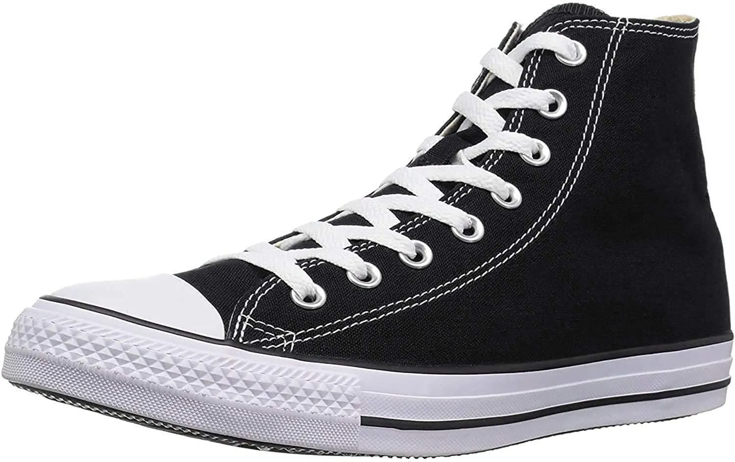 Converse Mens All Star Hi Top Chuck Taylor Chucks Sneaker Trainer - Black - 11.5