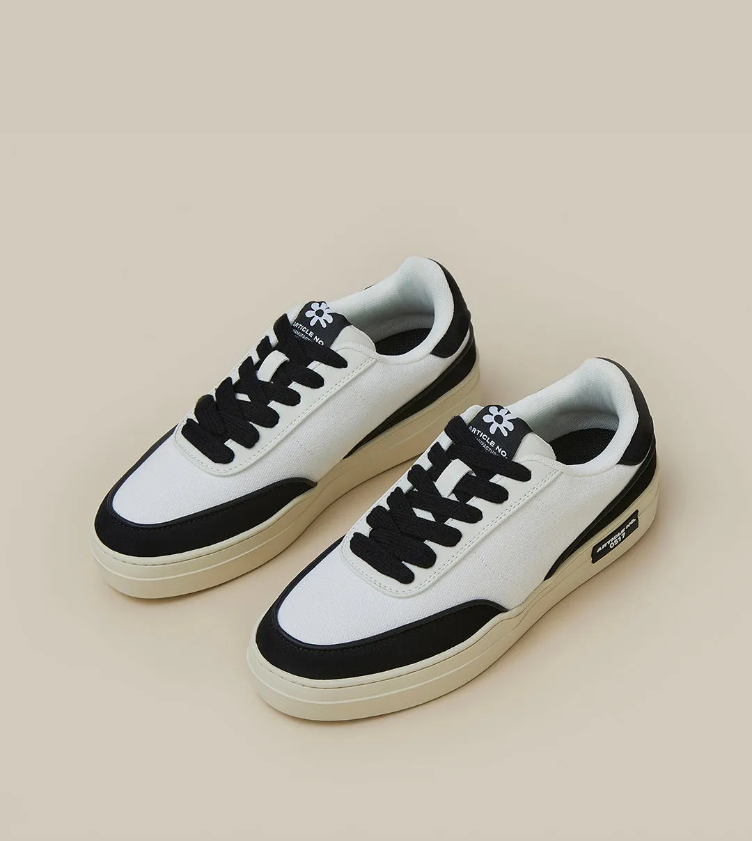 COURT SNEAKER LOW-TOP BLACK SNEAKERS