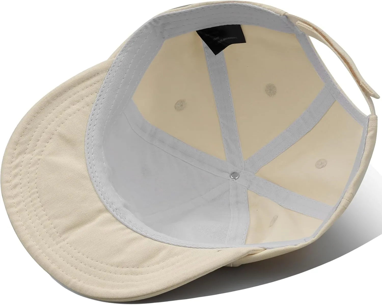 Croogo Short Brim Baseball Cap Low Profile Casual Flat Brimmed Lightweight Hats Cotton Outdoor Adjustable Caps Sun Hat
