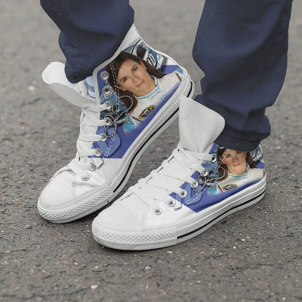 danica patrick ladies high top sneakers