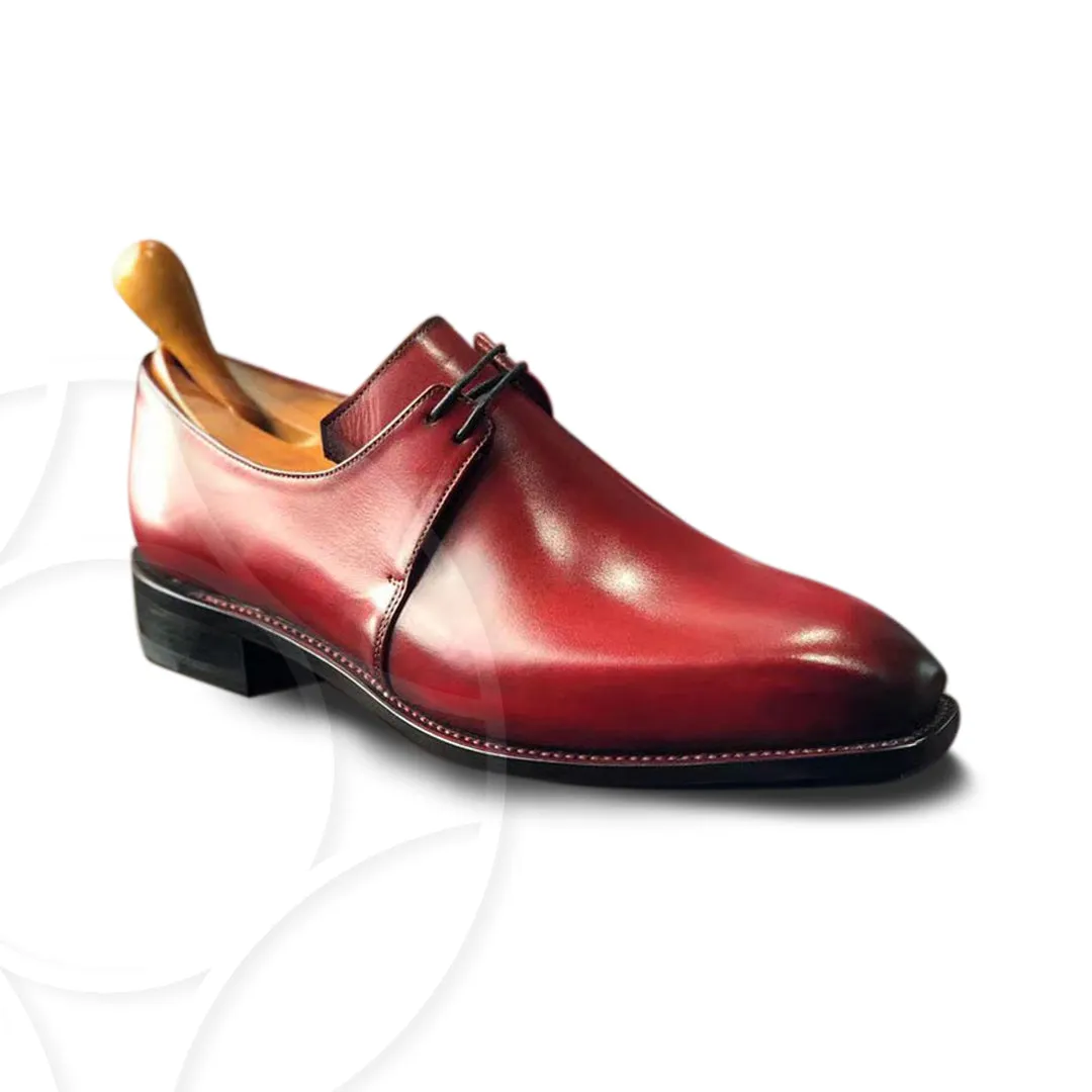 DANNY Premium 2 eyelet Derby, Crafted in Hand Patina Leather