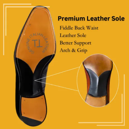 DANNY Premium 2 eyelet Derby, Crafted in Hand Patina Leather