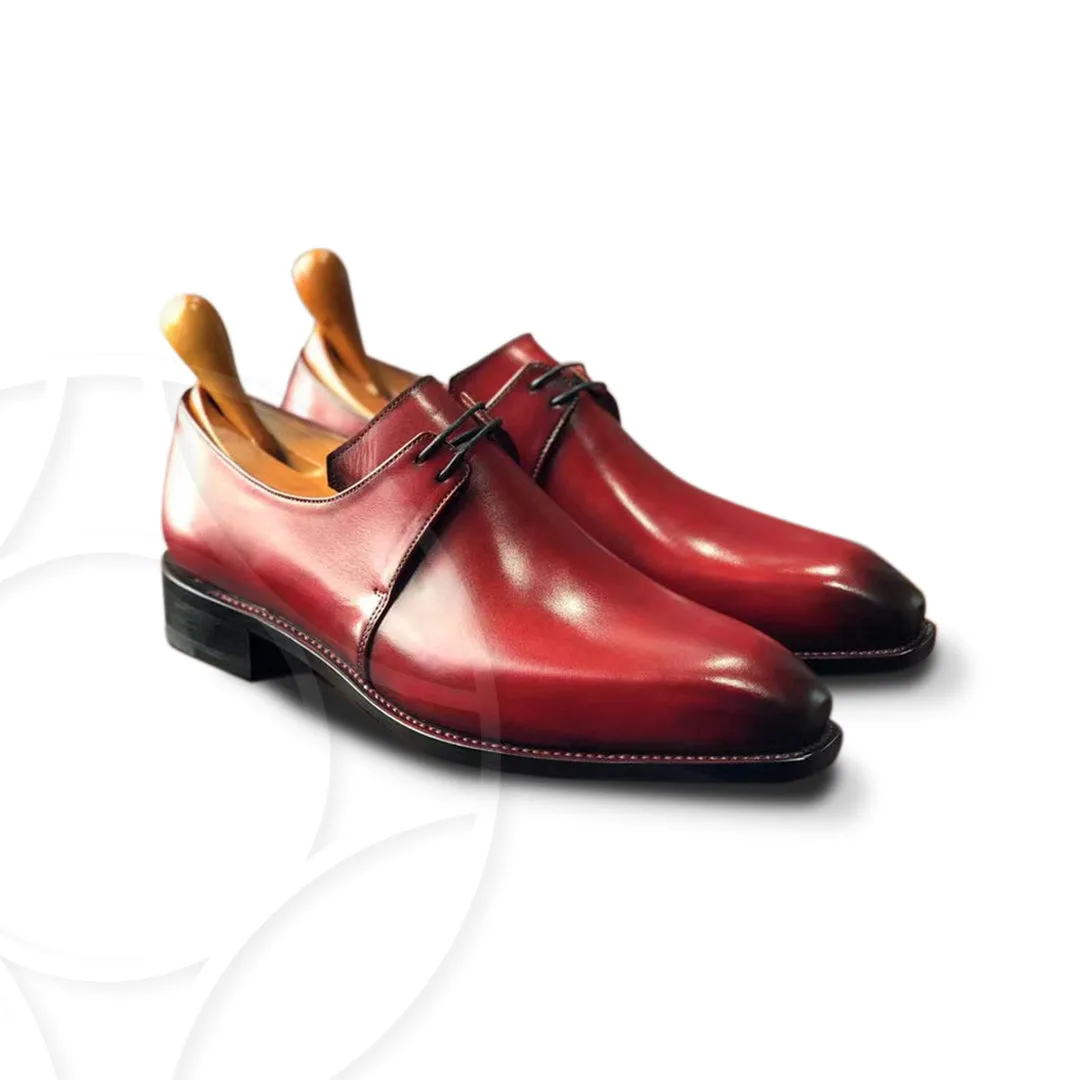 DANNY Premium 2 eyelet Derby, Crafted in Hand Patina Leather