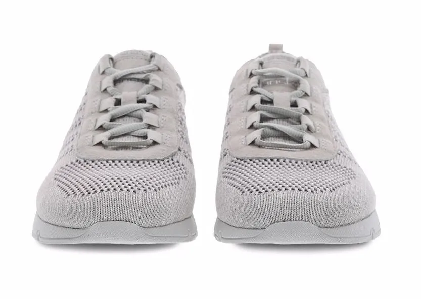 Dansko Ivory Adrianne Washed Knit Comfort Casual Lace-Up Sneaker 4455-611861