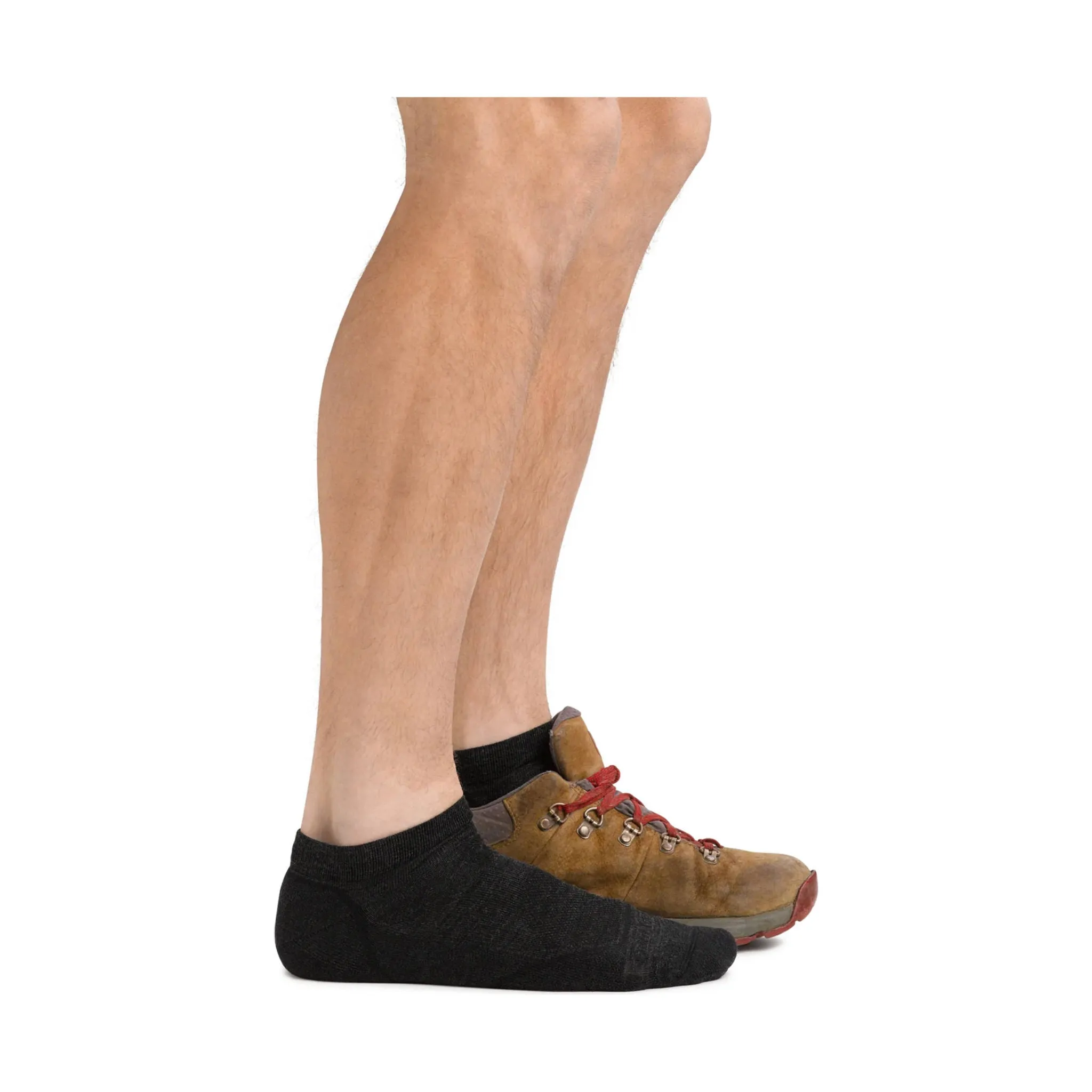 Darn Tough Vermont Men's Lightweight Hiker No Show Socks - Black
