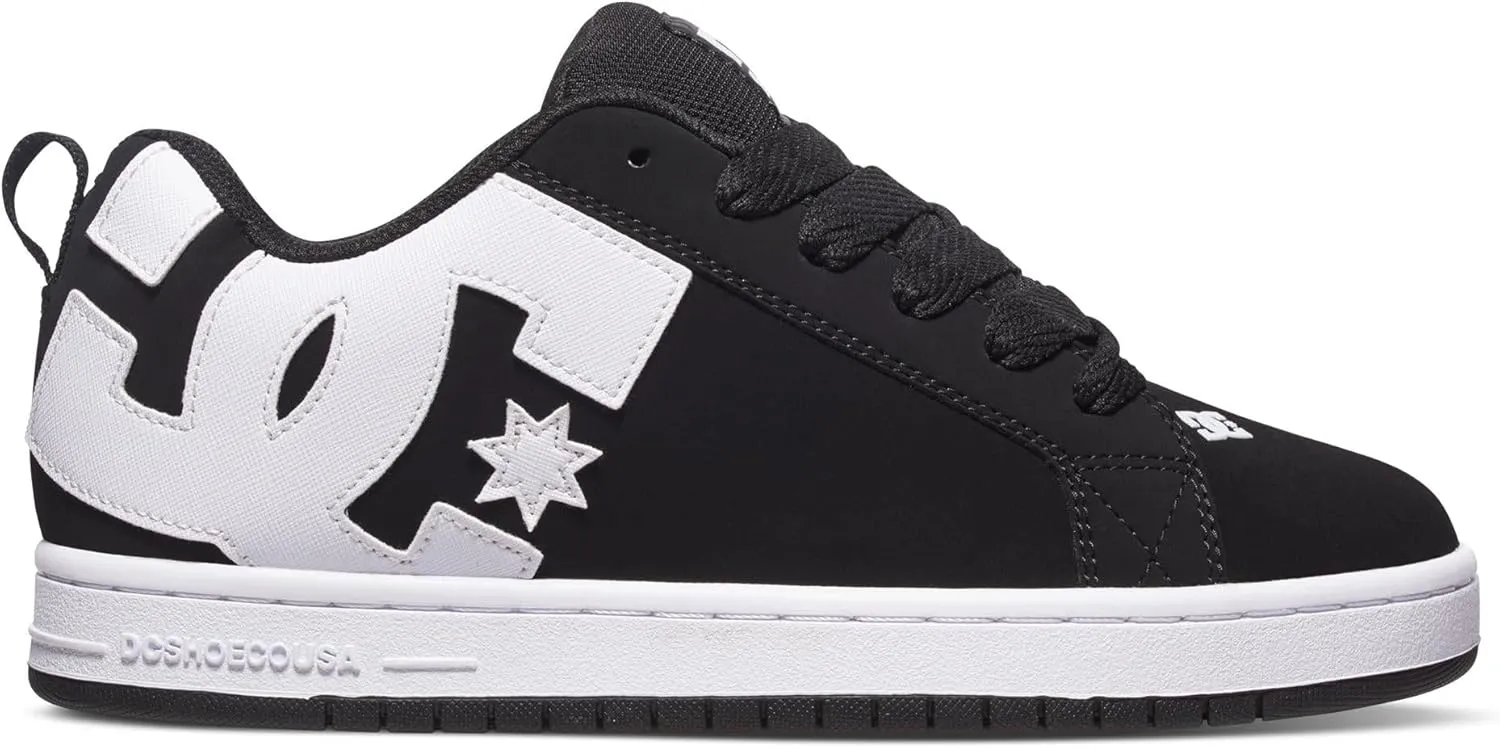 DC Men's Court Graffik Casual Low Top Skate Shoe Sneaker