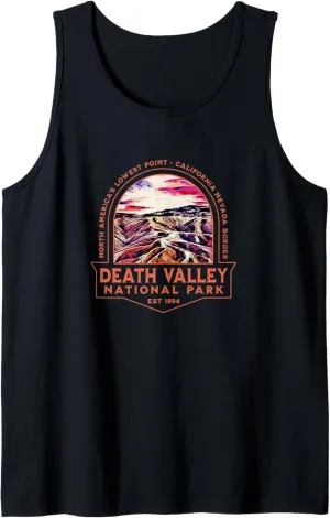 Death Valley National Park Hiking Camping Biking Souvenir Tank Top