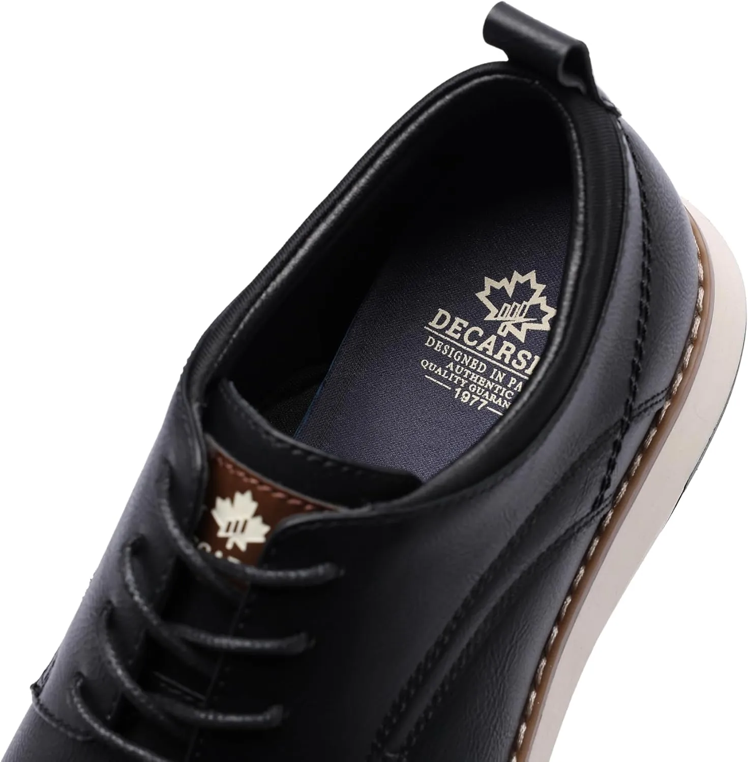 DECARSDZ Mens Dress Shoes Casual Oxford Shoes Business Formal Derby Sneakers Walking Shoe