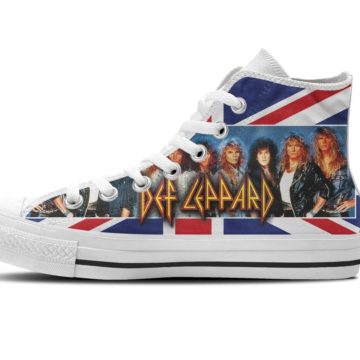def leppard mens high top sneakers