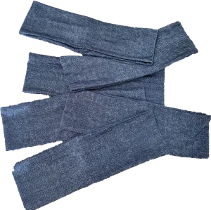Denim flat headband