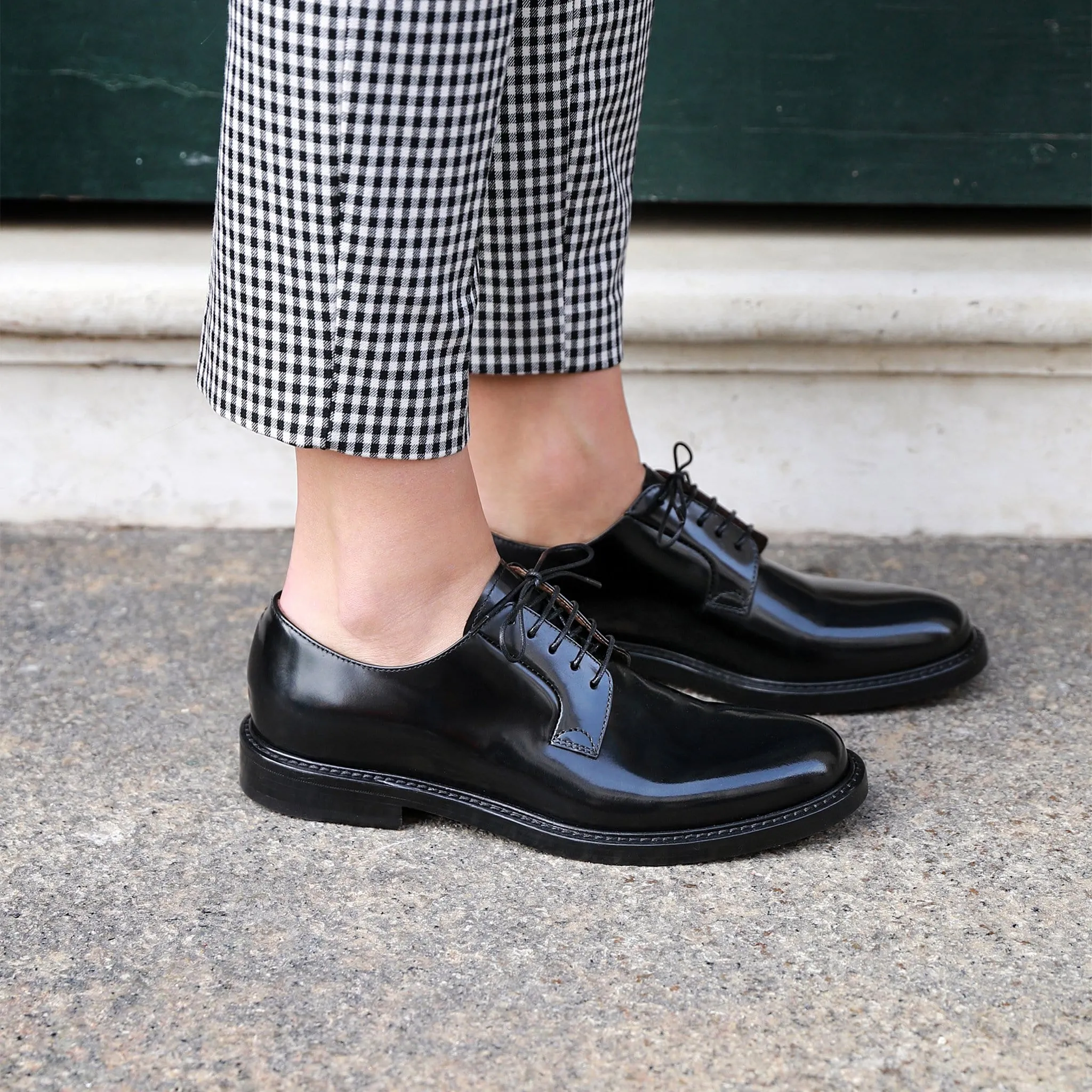 Derby in Calf Leather