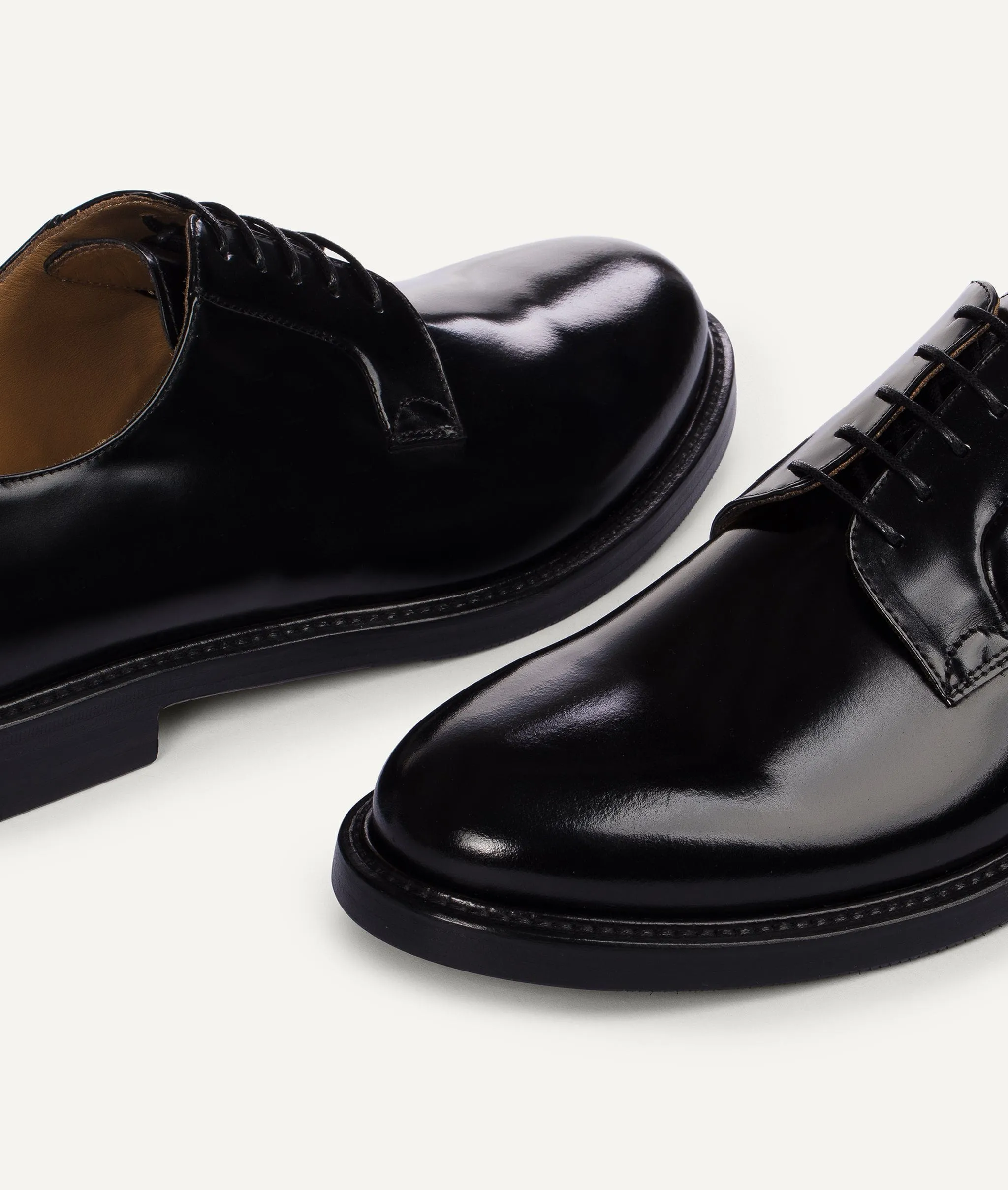 Derby in Calf Leather
