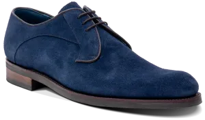 Derby - Navy Suede