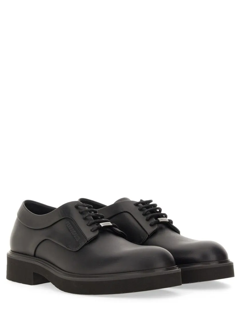 Derby Shoes With Ornamental Detailing