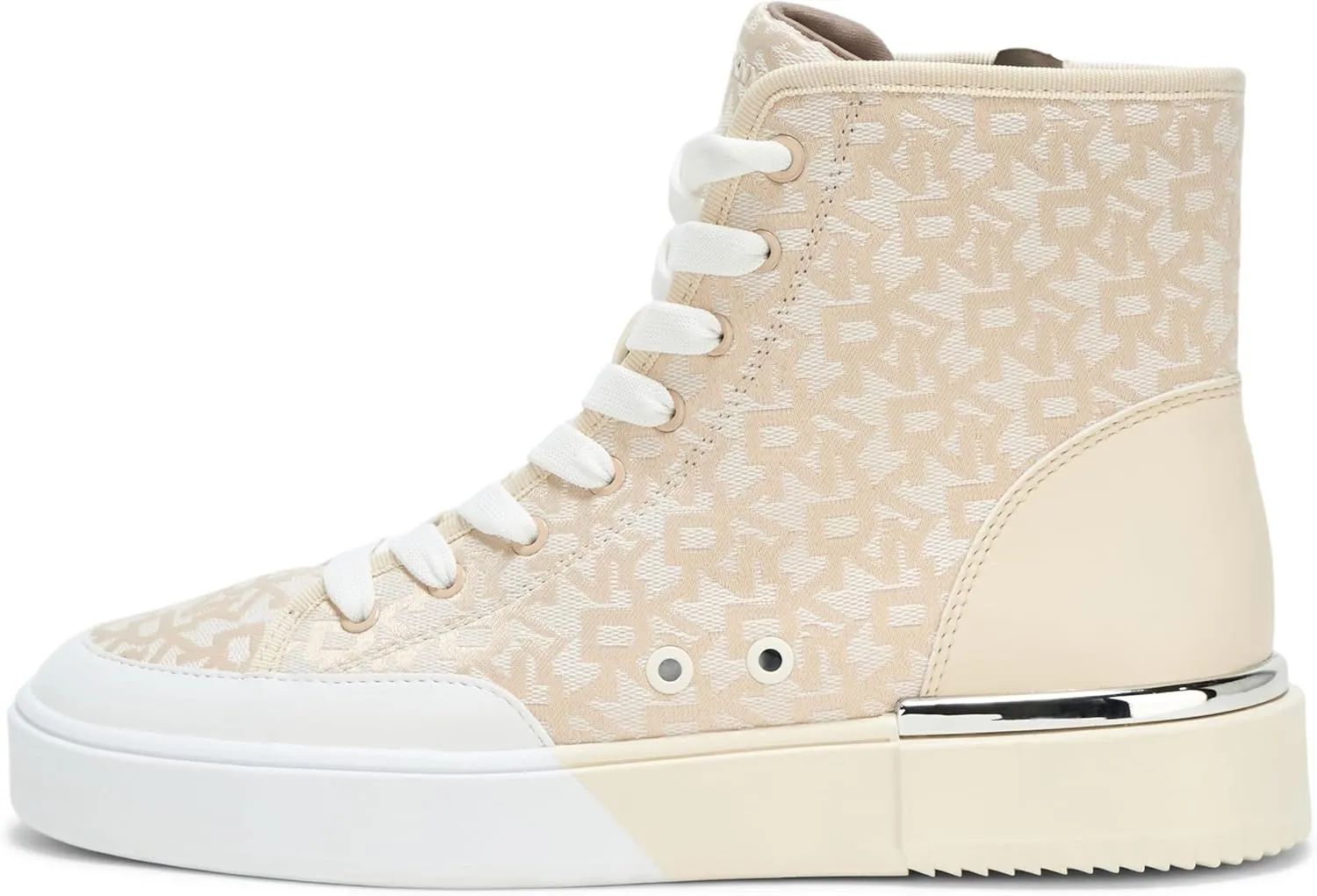 DKNY Women's Bitsy Logo High Top Sneaker
