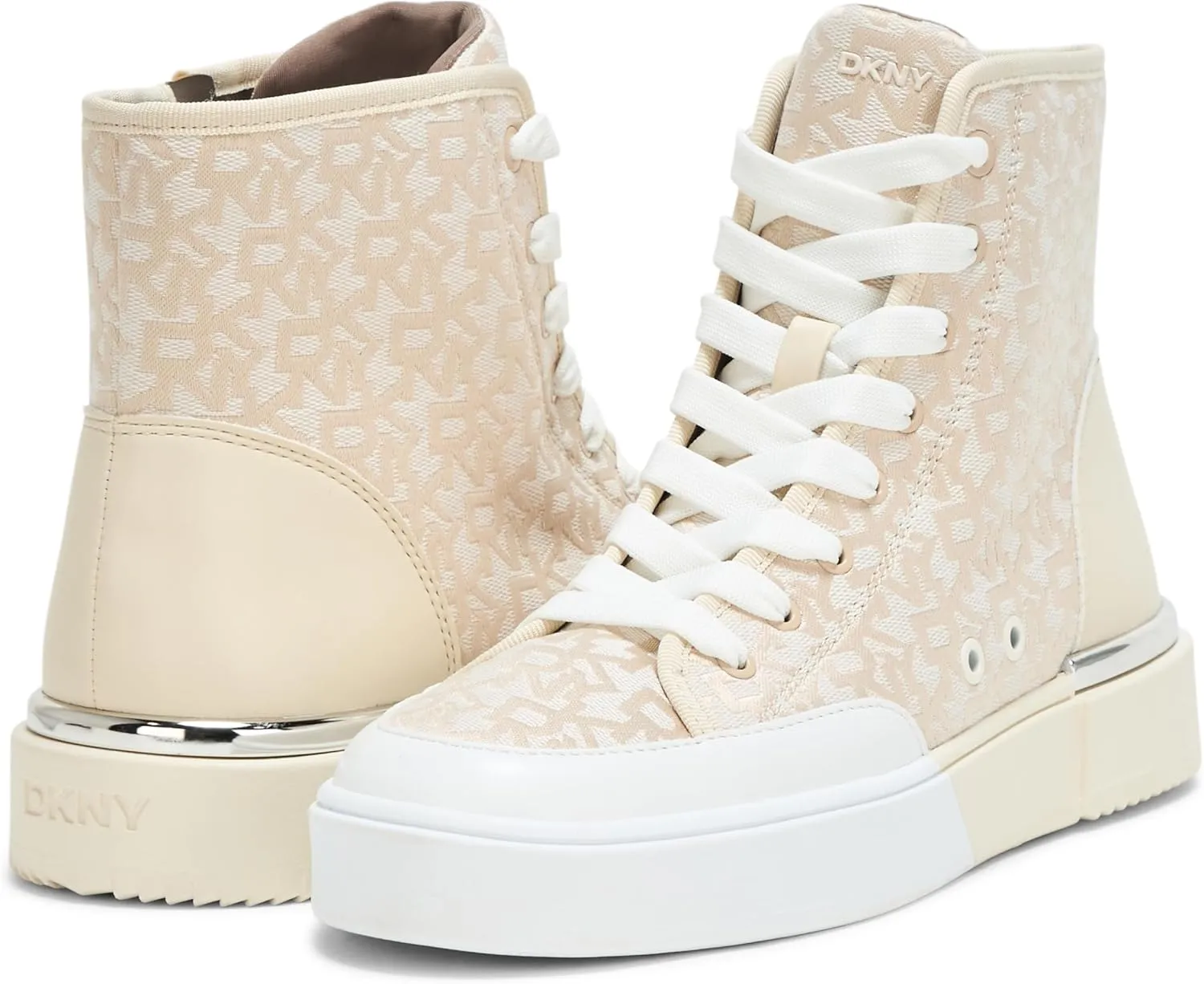 DKNY Women's Bitsy Logo High Top Sneaker