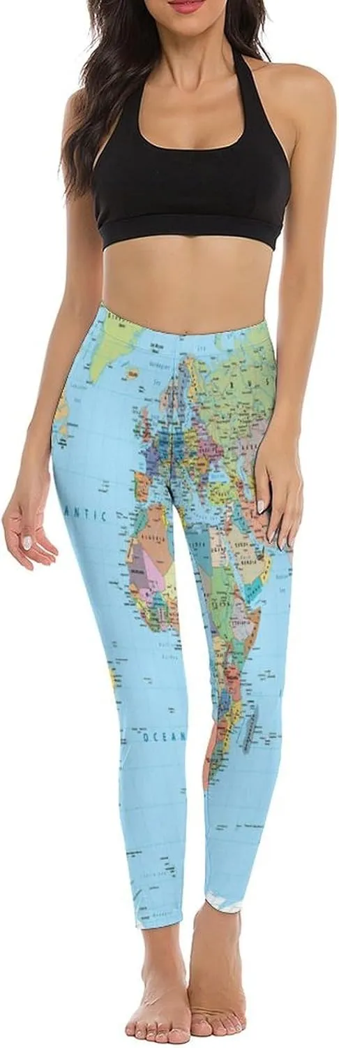 Donnapink High Waist Yoga Pants, Women Tummy Control Leggings Athletic Tights (S-2XL)