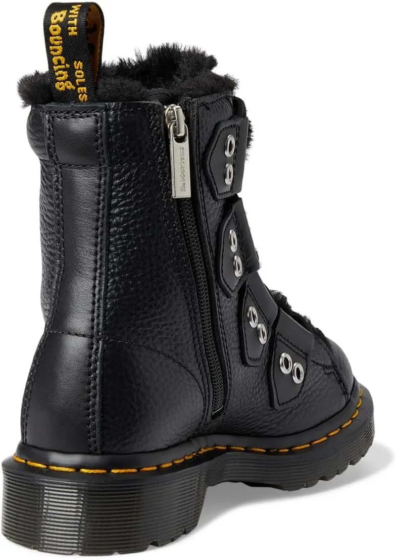 Dr. Martens Women's 1460 Lace to Toe Fur Lined Boots Combat